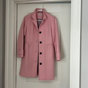 J. Crew Light Pink pea coat